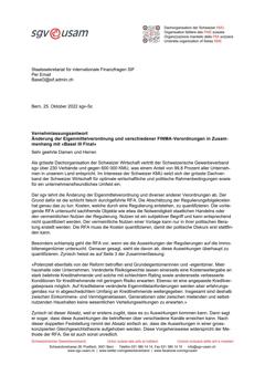  Änderung der Eigenmittelverordnung und verschiedener FINMA-Verordnungen in Zusammenhang mit «Basel III Final»