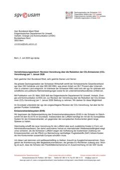  Revision Verordnung über die Reduktion der CO2-Emissionen (CO2- Verordnung) per 1. Januar 2026