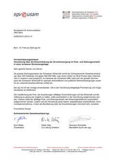  Verordnung über die Einschränkung der Grundversorgung im Post- und Zahlungsverkehr in einer schweren Strommangellage