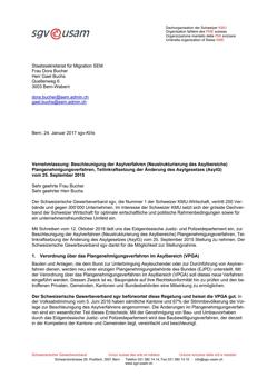  Vernehmlassung: Beschleunigung der Asylverfahren (Neustrukturierung des Asylbereichs) Plangenehmigungsverfahren, Teilinkraftsetzung der Änderung des Asylgesetzes (AsylG)...