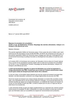  22.424 n Iv.pa. CN Badertscher Christine. Etiquetage des denrées alimentaires. Indiquer si le transport a été effectué par avion