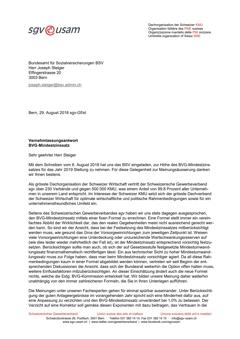  Vernehmlassungsantwort BVG-Mindestzinssatz