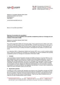  Approbation de l’accord multilatéral entre autorités compétentes portant sur l’échange de la déclaration d’information GloBE