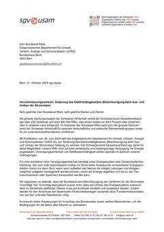  Änderung des Elektrizitätsgesetzes (Beschleunigung beim Aus- und Umbau der Stromnetze)