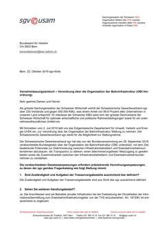  Verordnung über die Organisation der Bahninfrastruktur (OBI-Verordnung)