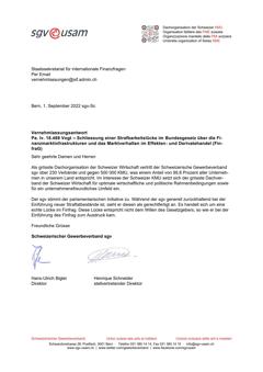  Pa. Iv. 18.489 Vogt – Schliessung einer Strafbarkeitslücke im Bundesgesetz über die Finanzmarktinfrastrukturen und das Marktverhalten im Effekten- und Derivatehandel (FinfraG)