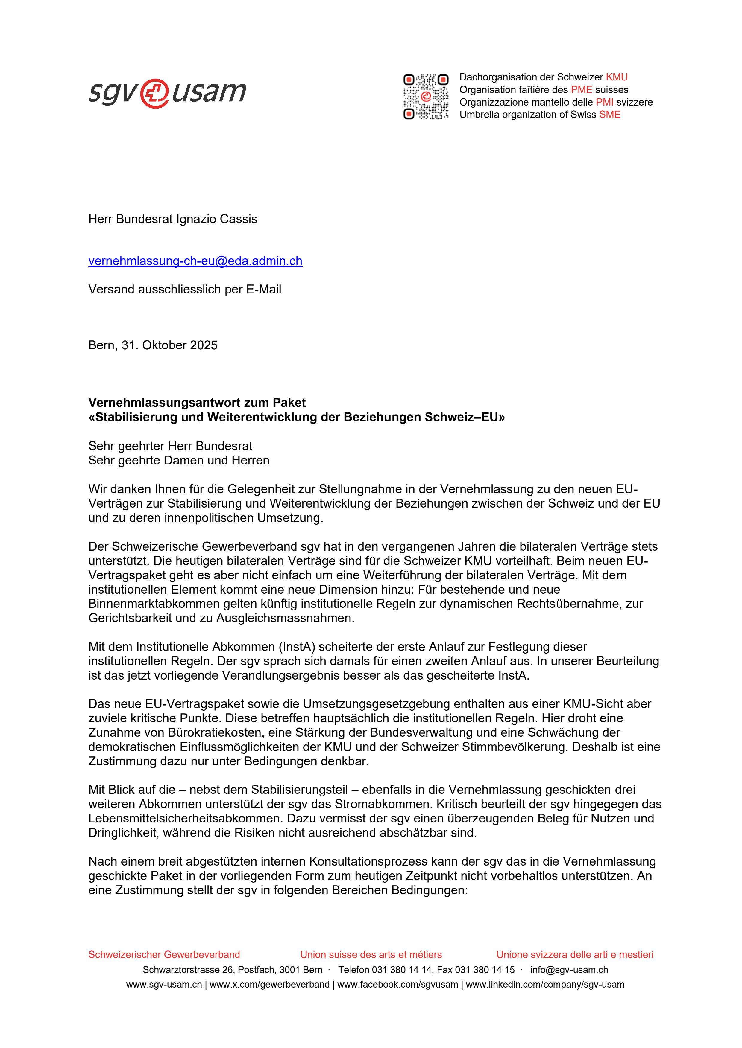 Paket «Stabilisierung und Weiterentwicklung der Beziehungen Schweiz–EU»