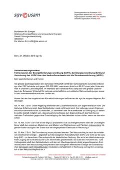  Teilrevisionen der Energieförderungsverordnung (EnFV), der Energieverordnung (EnV)und Verordnung des UVEK über den Herkunftsnachweis und die Stromkennzeichnung (HKSV)