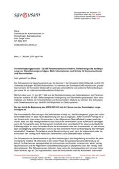  13.426 Parlamentarische Initiative. Stillschweigende Verlängerung von Dienstleistungsverträgen. Mehr Informationen und Schutz für Konsumentinnen und Konsumenten